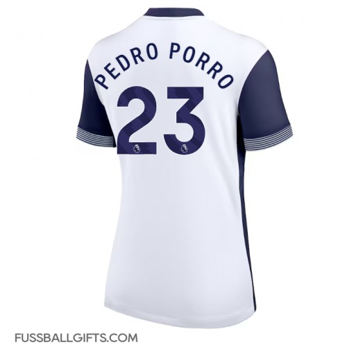 Tottenham Hotspur Pedro Porro #23 Fußballbekleidung Heimtrikot Damen 2024-25 Kurzarm